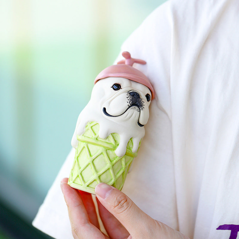 Fashion Creative Dog Ice Cream Desktop Decoration