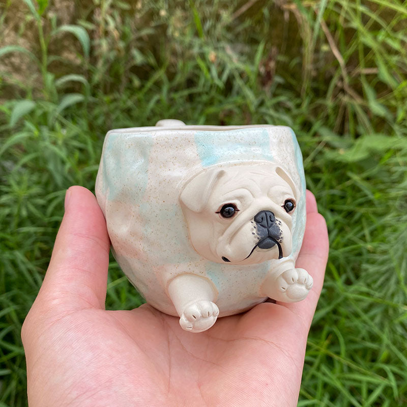Cute and Stylish Ceramic Pug Cup