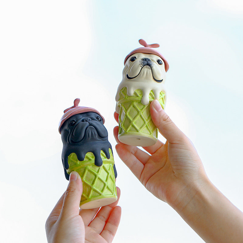 Fashion Creative Dog Ice Cream Desktop Decoration
